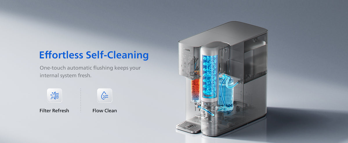 Philips Reverse Osmosis Water Dispenser Countertop, RO Cold and Hot Water, NSF/ANSI 372 Certified, ADD6928DG