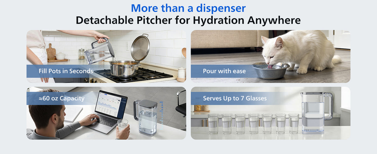 Philips Reverse Osmosis Water Dispenser Countertop, RO Cold and Hot Water, NSF/ANSI 372 Certified, ADD6928DG